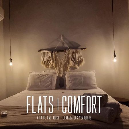 Hotel Novidade Flats Comfort Na Vila De Sao Jorge - Chapada Dos Veadeiros Exterior foto